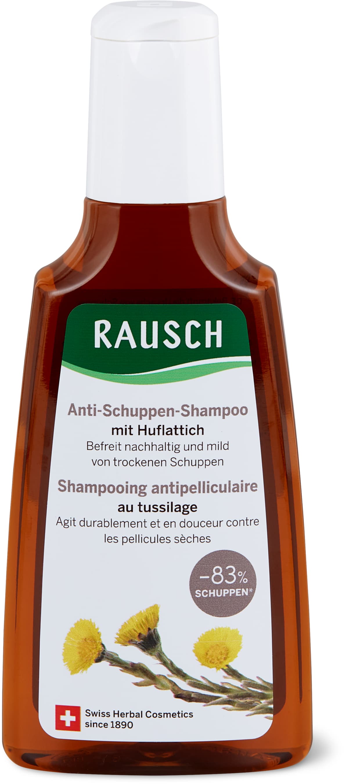 Anti-Schuppen Shampoo mit Huflattich schuppige & trockene Kopfhaut